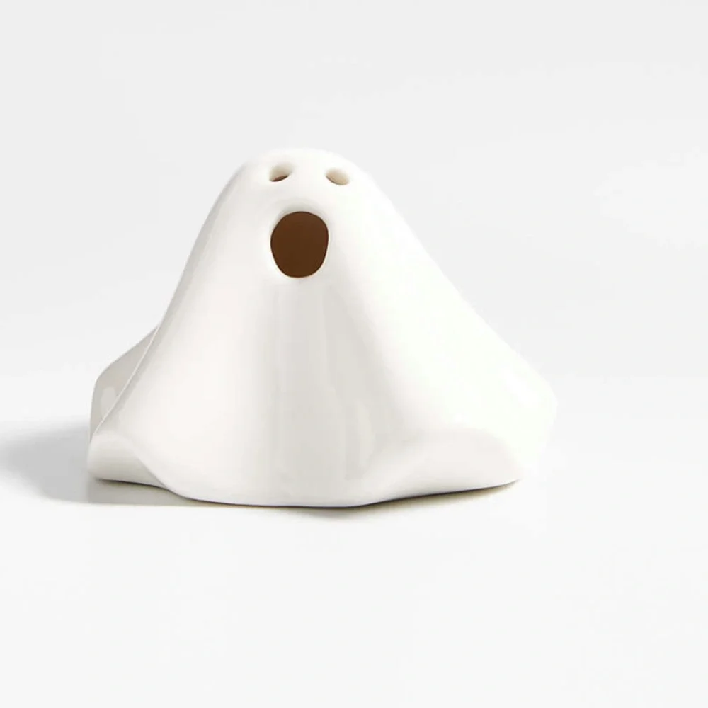 Crate&Barrel Small LED Ceramic Ghost